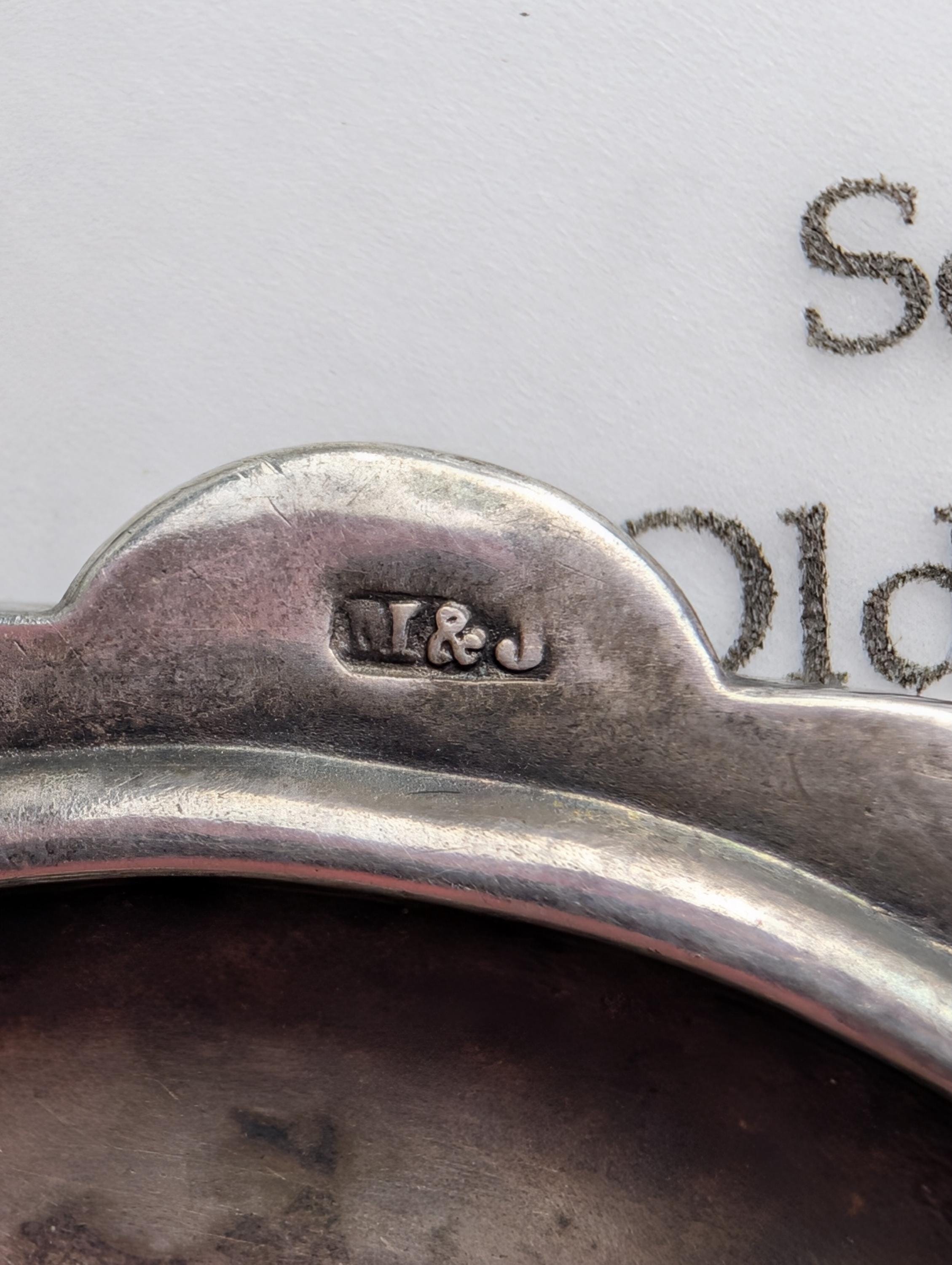 Victorian Sterling Silver Brooch, Hand Engraved Rose Design, 1884 Birmingham Hallmark __etsy:7998392756