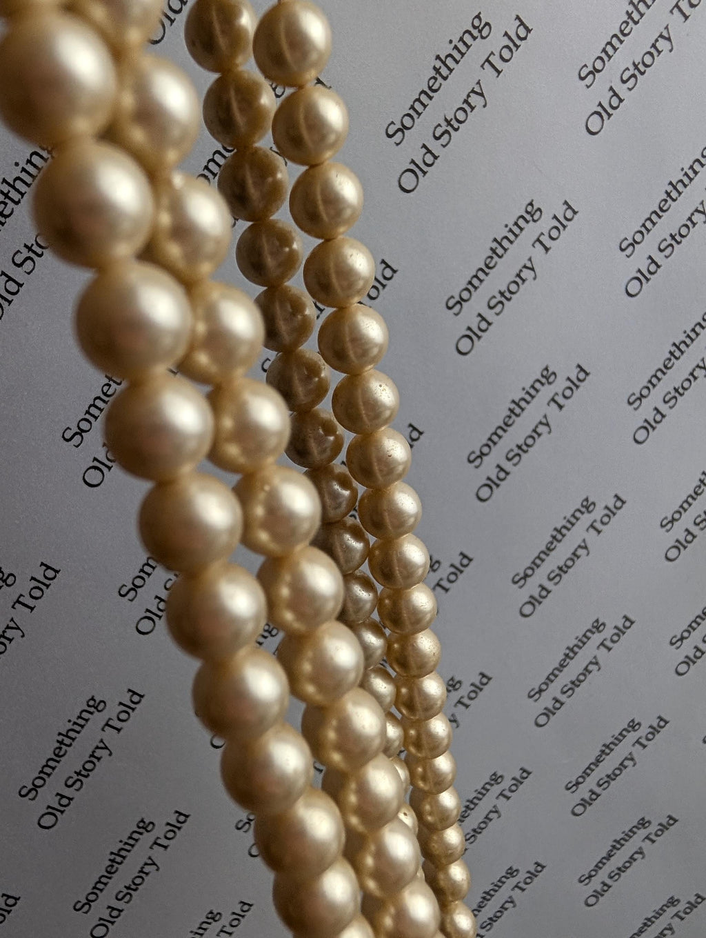 Vintage Double Strand Faux Pearl Necklace | Art Deco Style Rhinestone Clasp | Mid-Century Classic Jewelry __etsy:8051068067