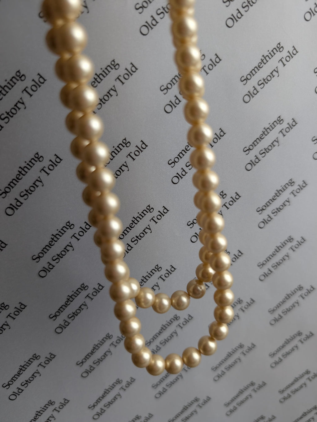 Vintage Double Strand Faux Pearl Necklace | Art Deco Style Rhinestone Clasp | Mid-Century Classic Jewelry __etsy:8051068051